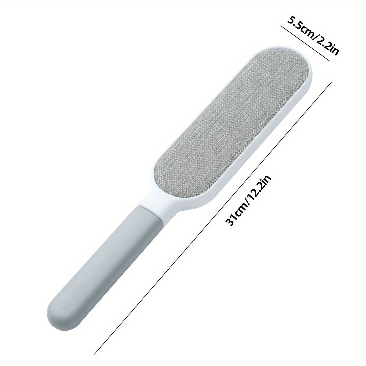 Double-Sided Pet Hair Removal Brush - 1Pc Reusable Lint Brush - Manual Electrostatic Sticky Lint Pet Hair Dust Brush for Clothin